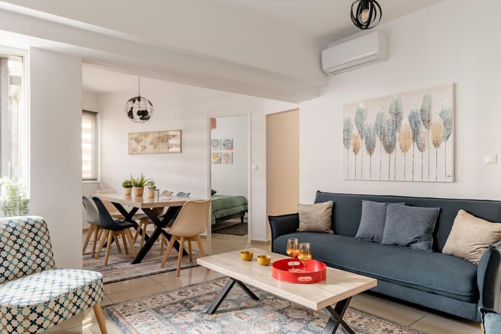 Brand New Bright Modern 6Bdr Apt-1Min To Acropolis Athen Eksteriør bilde