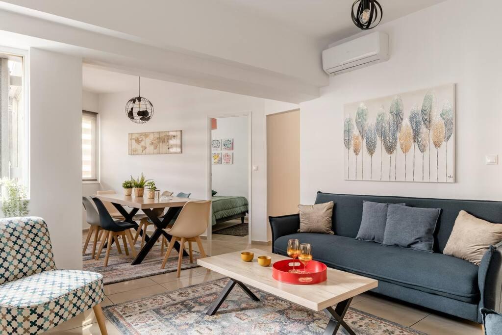 Brand New Bright Modern 6Bdr Apt-1Min To Acropolis Athen Eksteriør bilde